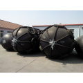 Marine pneumatic rubber fender for yacht with chain tyre net
